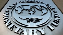 File photo: The International Monetary Fund (IMF) logo in Washington, United States, 4 September 2018. Reuters/Yuri Gripas