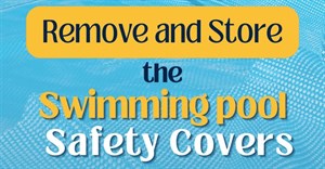 How to store and remove the pool safety covers