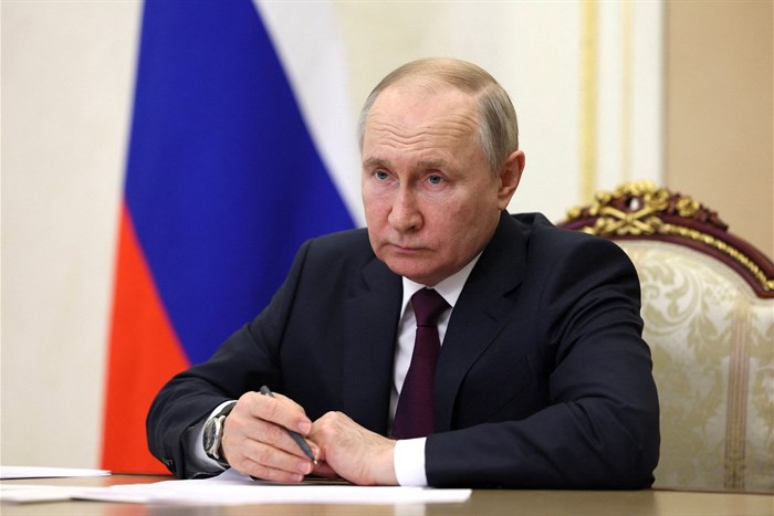 File Photo: Russian President Vladimir Putin chairs a meeting with government members via a video link in Moscow, Russia 31 May 2023. Sputnik/Gavriil Grigorov/Kremlin via Reuters