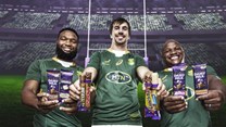Image supplied. Cadbury is the official confectionary supplier to the Springboks, South Africa’s national rugby team