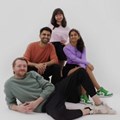 Image supplied. The Loudest Roar was launched by a team of UAE-based young creatives (r to l:) Jack Rogers, Chirag Khushalani , Teena Mathew, (back) Tobbi Vu