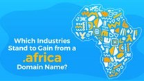 Which industries stand to gain from a .africa domain name?