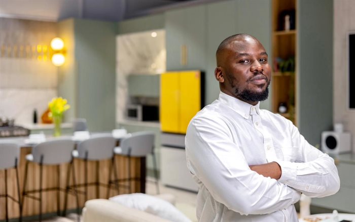 Up-and-coming interior design student Zwelibanzi Nzuza
