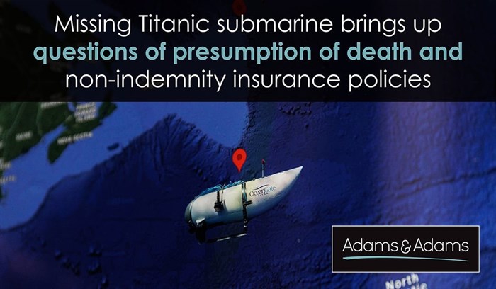 Titanic submarine incident raises questions on presumption of death; insurance policies