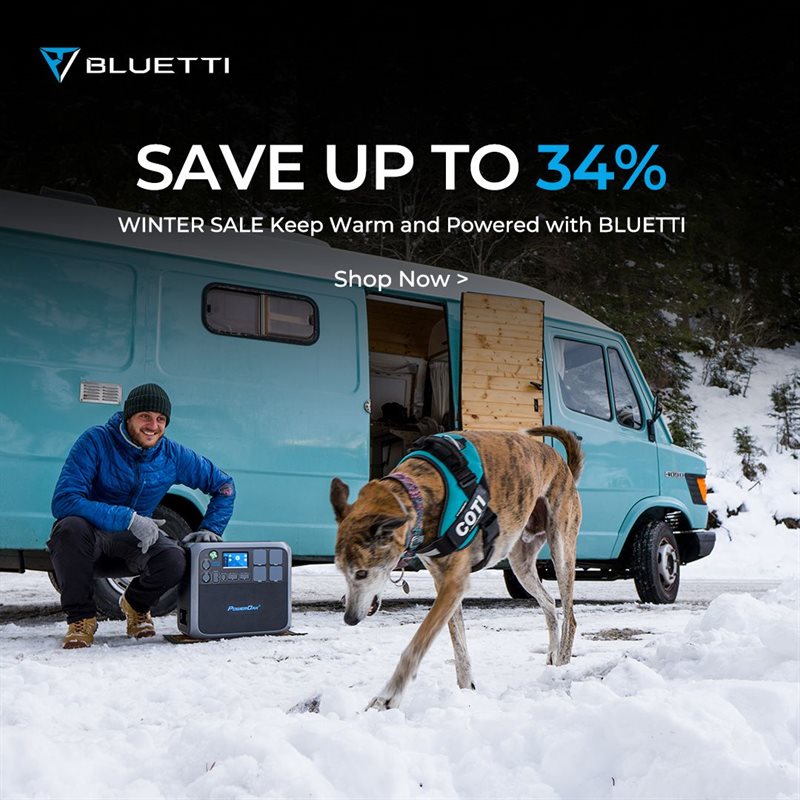 Prepare yourself for cold and dark winter with Bluetti winter sale 2023
