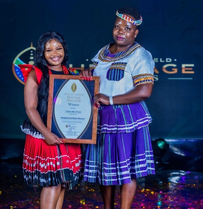 Tinyiko Hilary Khoza , also known as Miss Hilary was named the 2022 Social Media Influencer Category winner. Image supplied