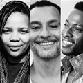Image supplied. Selected participants in the 7th Realness African Screenwriters’ Residency are left to right: Michael Omonua (Nigeria), Chantel Clark (South Africa), Babalwa Baartman (South Africa), Chadi Zeneddine (Gabon/Lebanon) and Amartei Armar (Ghana)