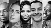 Image supplied. Selected participants in the 7th Realness African Screenwriters’ Residency are left to right: Michael Omonua (Nigeria), Chantel Clark (South Africa), Babalwa Baartman (South Africa), Chadi Zeneddine (Gabon/Lebanon) and Amartei Armar (Ghana)