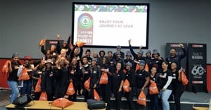 Supplied image: Spar YES4Youth learnership programme participants