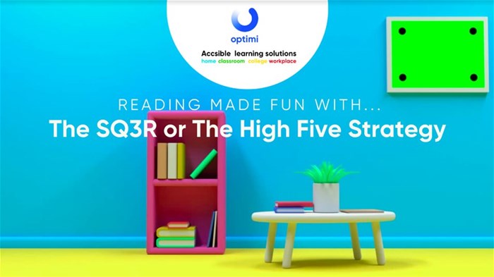 Reading made fun with The SQ3R or The High Five Strategy