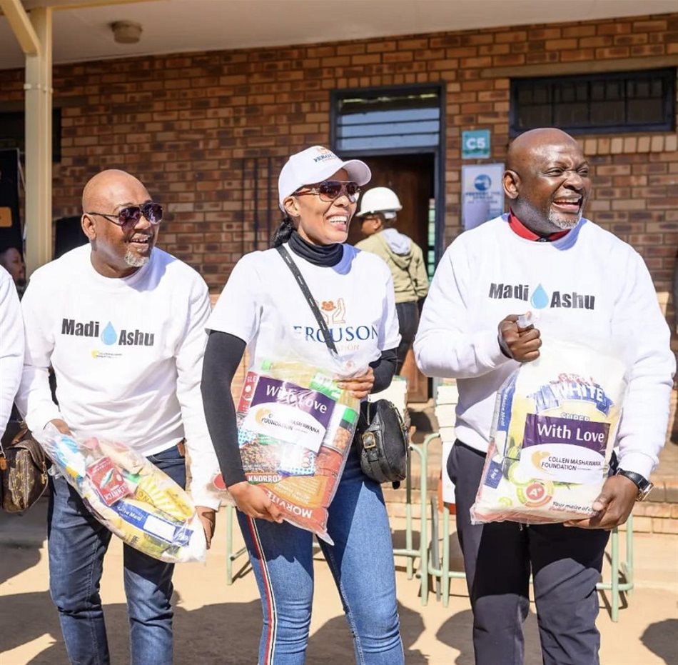 Collen Mashawana Foundation donate borehole to Hammanskraal Community on Mandela Day