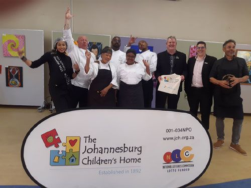The Johannesburg Children's Home welcomed the team from City Lodge Hotels, MyDigiChef and Mrs Soweto Finalist 2023 Fatima Moyane to add to the Mandela Day festivities at the home. From left: Fatima Moyane (Mrs Soweto Finalist 2023); Trevor Boyd (group operations manager: F&B, City Lodge Hotels); Nomusa Nyoni; Devandra Narismulu (executive chef); Lungelo Nxumalo; Mazwi Mthembu; Ian Laughland (general manager); and Julius von Richter (assistant general manager) all from City Lodge Hotel at OR Tambo International Airport; and Irvan Damon from MyDigiChef.
