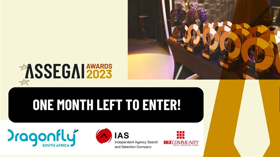 Unleash your creativity: One month left to submit your entries for the Assegai Awards