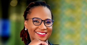 Source: Supplied. Lindiwe Sebesho, Remchannel's new managing director.