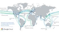 Google Cloud undersea cable infrastructure. Source: Google