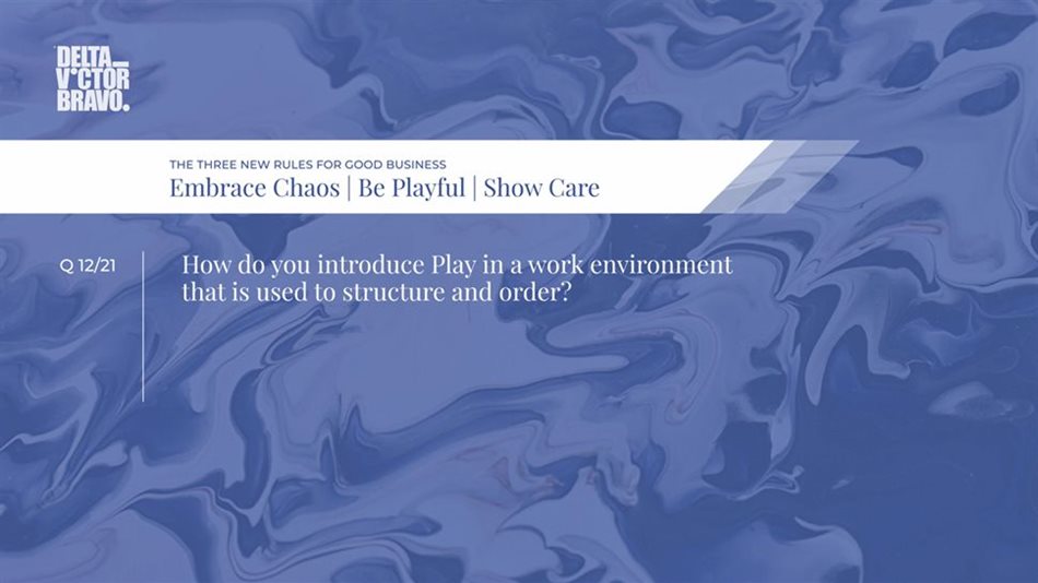 Episode 12 of 21: Introducing play in a structured environment
