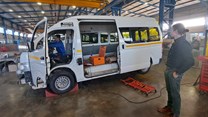 SU and Pham have retrofitted a taxi to become an EV. Source: Supplied
