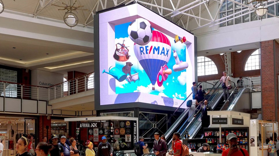 World-first 'anamorphic programmatic' DOOH campaign comes to the V&A Waterfront