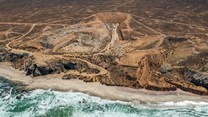 Damage to the West Coast north of the Olifants River estuary caused by previous diamond mining operations (before Trans Hex). Photo: John Yeld | GroundUp