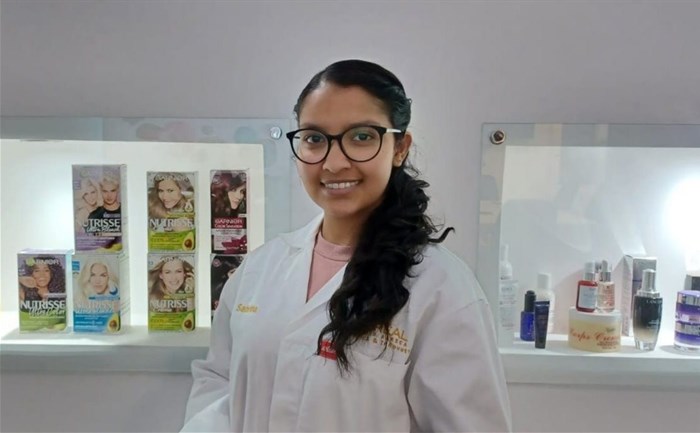 Sabrina Khoosal, hair development scientist in the research and innovation department at L’Oréal South Africa