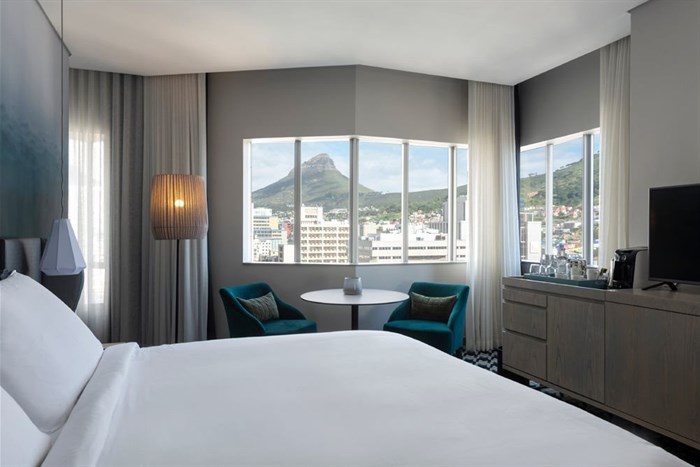 View from one of the Pullman Cape Town City Centre hotel rooms