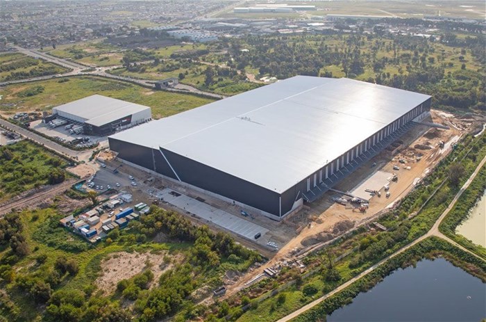 An aerial view of the new distribution centre. Image supplied