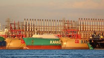 Karadeniz Powerships KPS Orka Sultan, KPS LNG Anatolia and KPS Orhan Ali Khan are pictured at Altinova port in the Gulf of Izmit, Turkey. Source: Reuters/Yoruk Isik