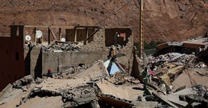 A view shows rubble in the aftermath of a deadly earthquake in Talat N'yaaqoub, Morocco, 11 September 2023. Reuters/Hannah McKay