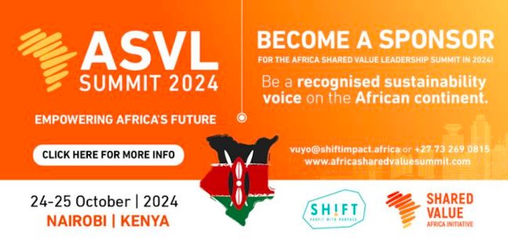 Join the Africa Shared Value Leadership Summit in empowering Africa's future