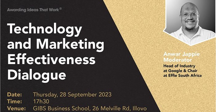 Exploring the intersection of technology and marketing effectiveness at upcoming Effie SA dialogue