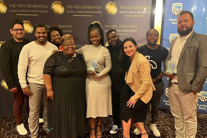 Helm and DSTV team at New Gen Awards 2023