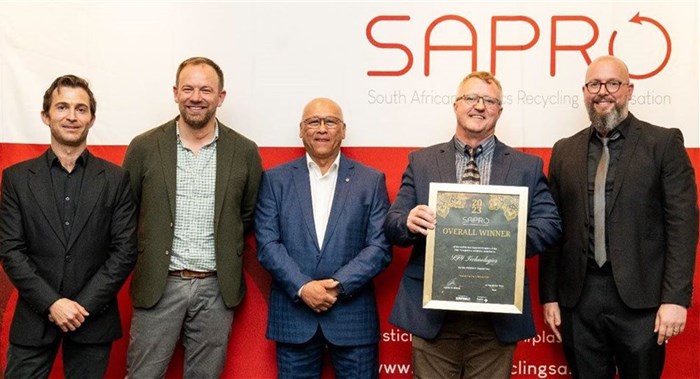 Sapro team, sponsors Erema & Polyco, and the overall winner; SFG Technologies. Image supplied