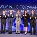 Executives of ASUS, Intel, and valued partners unite on stage to celebrate the significant milestone as ASUS takes NUC forward. Source: Supplied
