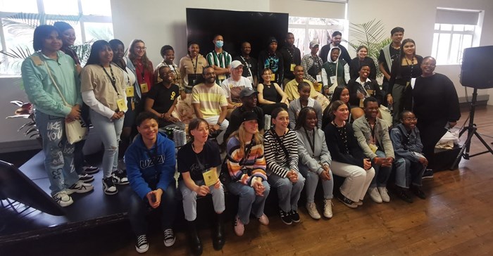 The facilitators and the high school learners who attended the inaugural Loeries High Schools Programme (Image: Danette Breitenbach)