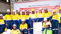 Ubunye Mining Services crowned global Rio Tinto Contractor of the Year