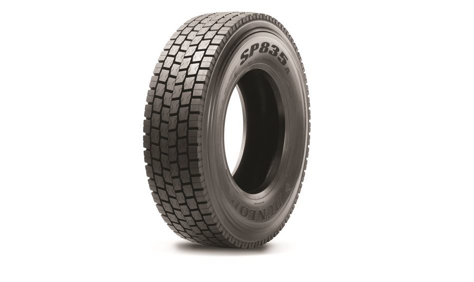 Dunlop’s SP835A Premium Drive tyre is suitable for long-haul application and offers free Dunlop Sure truck tyre insurance in size 315/80R 22.5.