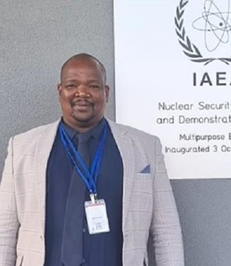 Dr Tebogo Kupi at IAEA