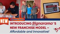 Introducing Signarama's new franchise model - affordable and innovative!