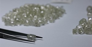 Diamonds are displayed during a visit to the De Beers Global Sightholder Sales (GSS) in Gaborone. Source: Reuters/Siphiwe Sibeko.
