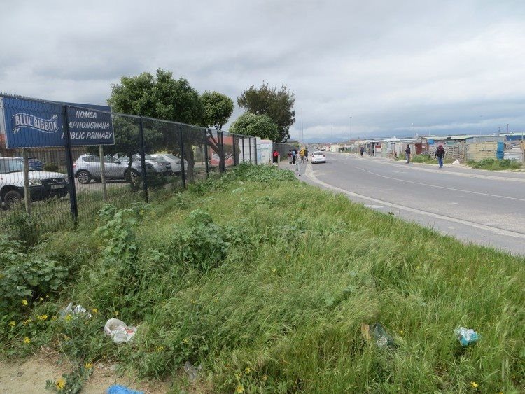 Nomsa Maphongwana Primary School in Mandela Park, Khayelitsha, cannot afford to pay its outstanding electricity bill of R167,880. The school has been struggling with illegal connections made by neighbouring shack dwellers. Photo: Vincent Lali
