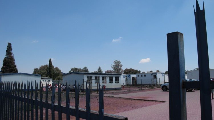 Learners at Nancefield Primary in Soweto have been taught in prefab classrooms since 2020 while a new school is supposedly being built.