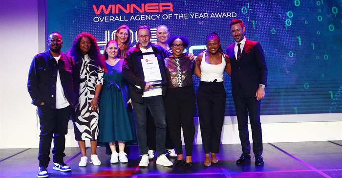 Image supplied. Joe Public were crowned the AdFocus Awards Agency of the Year 2023