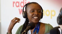 Image supplied. Abigail Maedza, from Alex FM, one of the young reporters - the youth reporters produced three intimate audio stories over six days