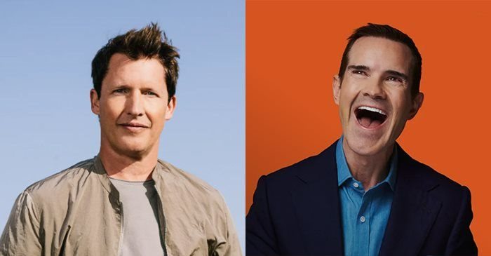 James Blunt and Jimmy Carr head to SA in 2024
