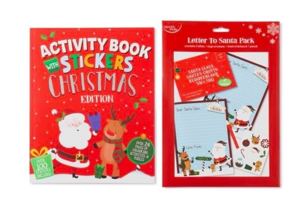 Xmas Activity Book, RSP R133.99 | Letter to Santa Pack, RSP R73.99. Available at selected PNA stores, while stocks last, prices may vary per store.