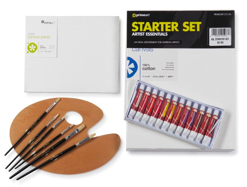 PrimeArt Oil Paint Starter Set, RSP R371.00. Available at selected PNA stores, while stocks last, prices may vary per store.