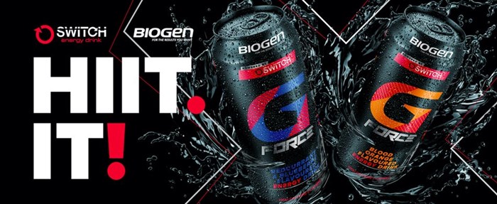 Switch Energy Drink partners with Biogen South Africa for the launch of G-Force limited edition