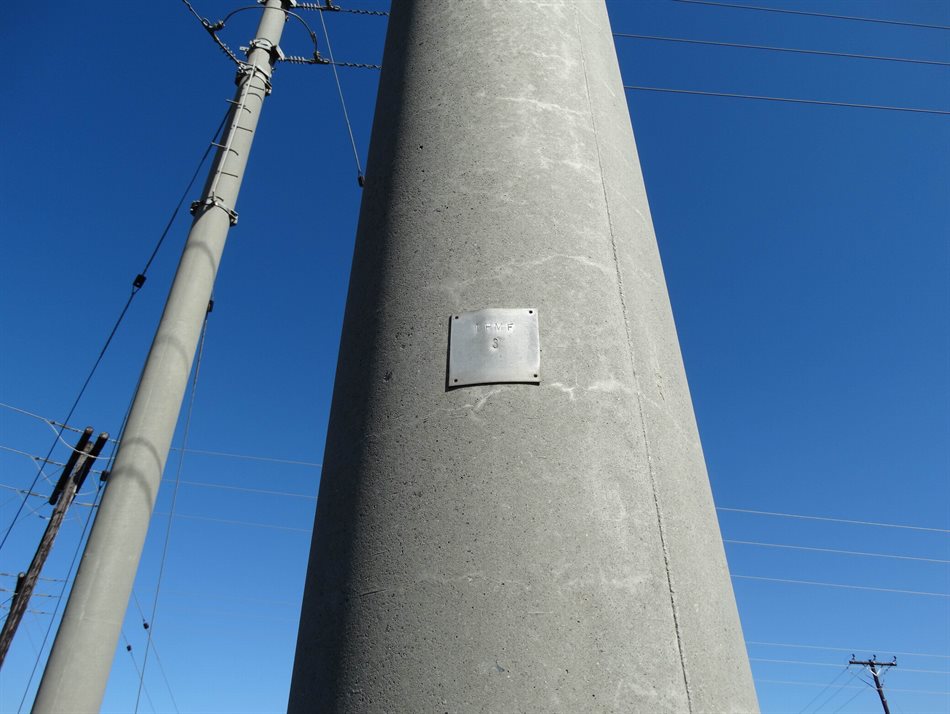 Spun concrete electrification poles offer greater longevity and reduce vandalism