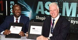 Source: Supplied. Nqobile Ndlovu, chief executive officer of ASLM and Tom Berkovits, senior director of Illumina Africa Middle East and Asia-Pacific during the MoU signing between The African Society for Laboratory Medicine and Illumina at the 6th Biennial ASLM2023 conference in Cape Town.