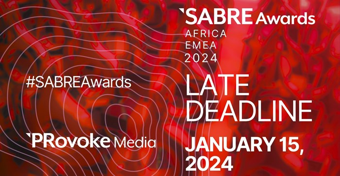 Image supplied. With the Sabre Awards EMEA and Africa late deadline on Monday, 15 January, Provoke Media gives 8 tips on crafting a winning entry...